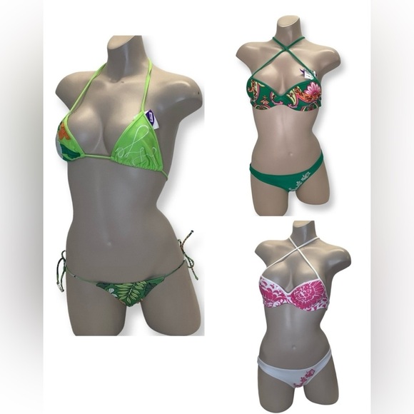 Recco Size Small Brazilian Bikini Bundle of 3. New With Tags - Picture 1 of 10